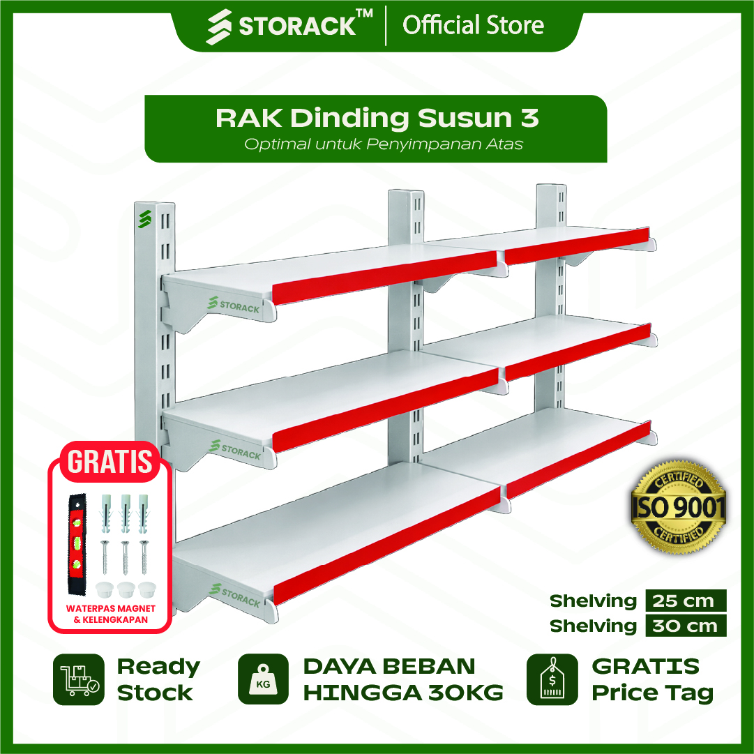 Rak Dinding 3 Susun