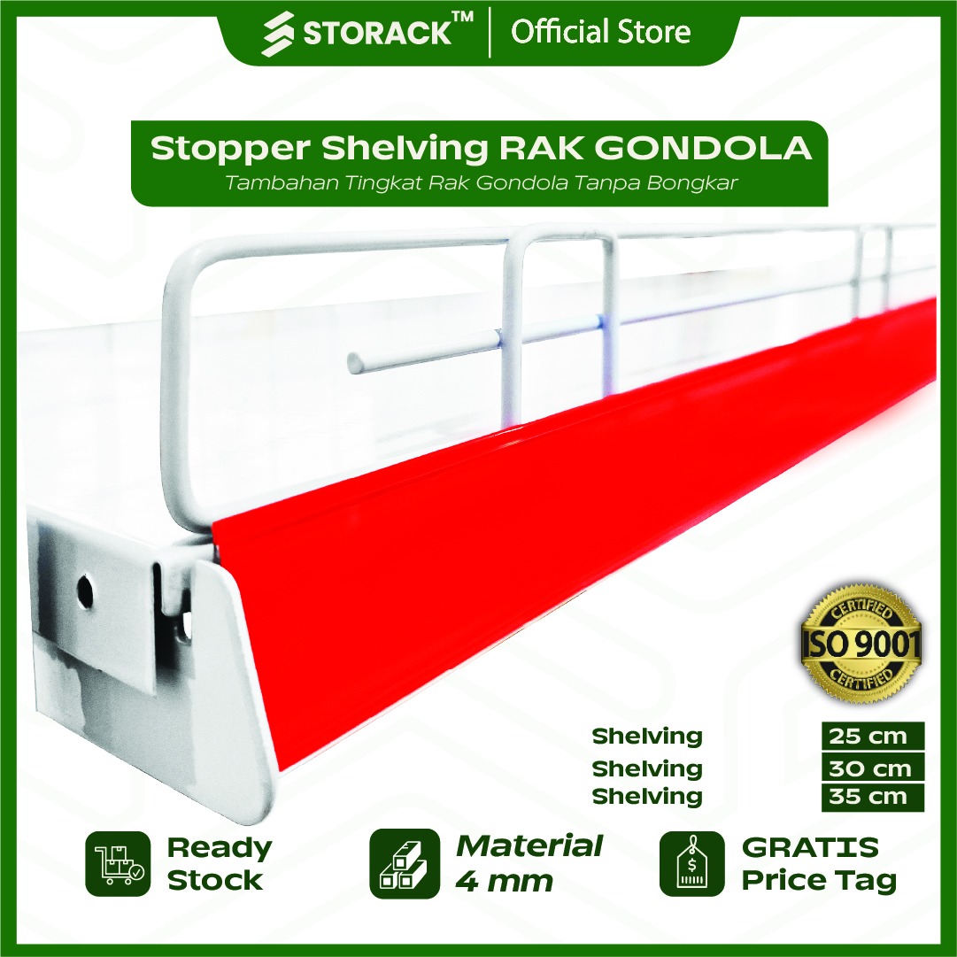 Stopper Pagar Pembatas Rak