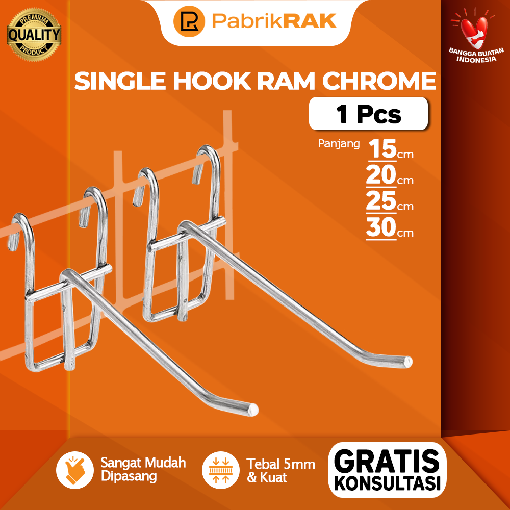 Single Hook Gantungan Ram